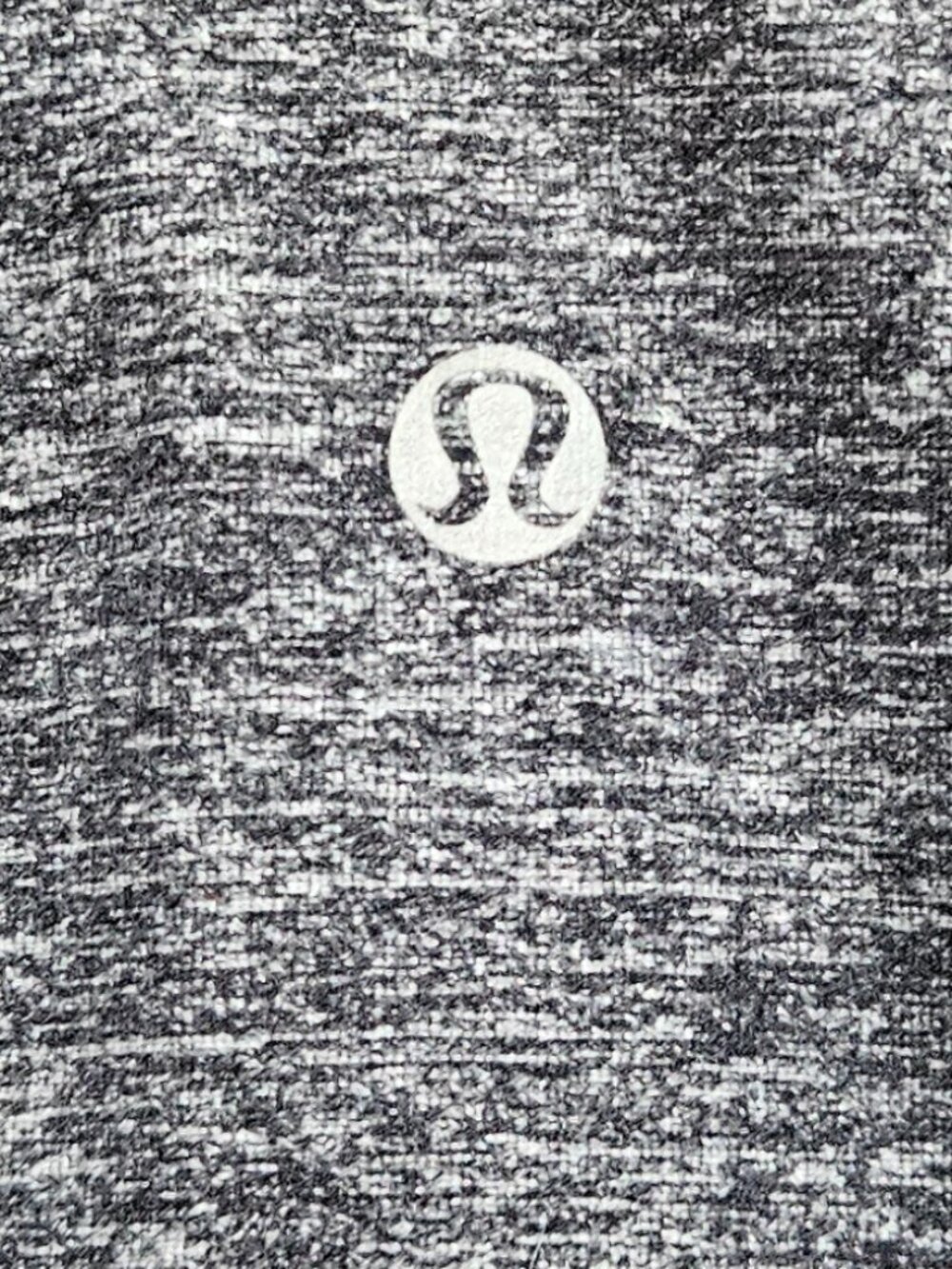 Lululemon Womens Size 8 Half Zip Running Pullover Jacket Grey Space Dye Thumbhol - Picture 5 of 7